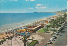Ceriale (SV) Lungomare Diaz, Bagni "Ilda" e Spiaggia, Seafront & Beach, 4 cart.