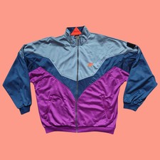 Nike Premier Soccer 90's Vintage jacket size L Violet grey Classic Football 