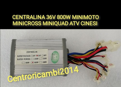 Centralina 36v 800w minimoto - centralina,