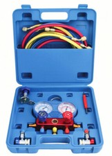 TESTER PRESSIONE ARIA CONDIZIONATA AUTO CONDIZIONATORE MANOMETRI GAS R134 R22