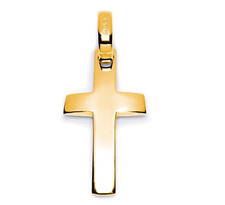 BARAKA Croce uomo in oro giallo 18 kt 750 per catena CR20684 ciondolo