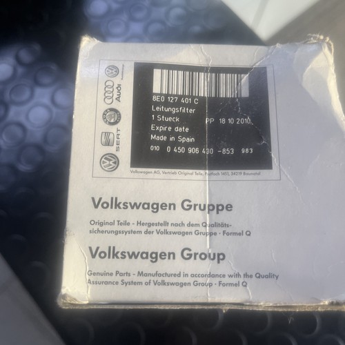Filtro nafta audi 8e0127401 - nafta,