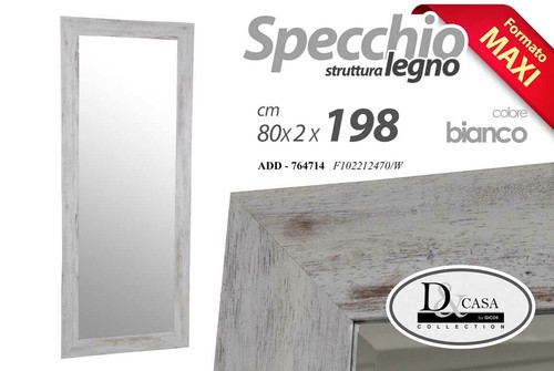 Specchio rettangolare legno - rettangolare, in