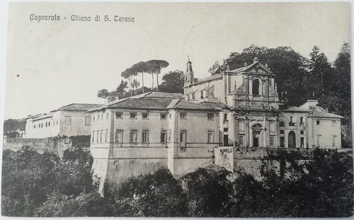 Cartolina caprarola chiesa - cartolina, di