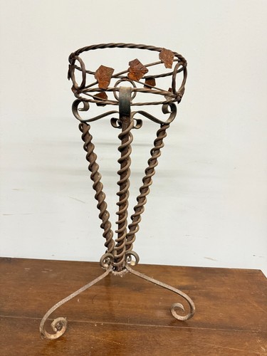 Porta vaso ferro battuto - vaso,