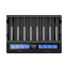 Caricabatterie XTAR VC8 LCD