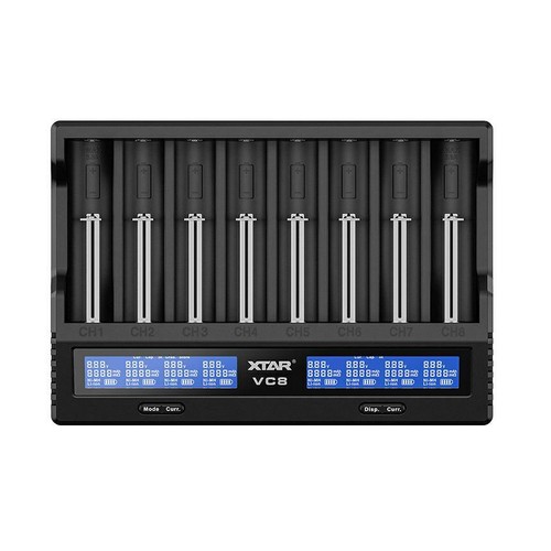 Caricabatterie xtar vc8 lcd - xtar,
