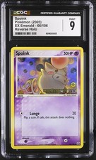 CGC 9 MINT Spoink 2005 EX