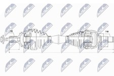 Albero motore asse anteriore