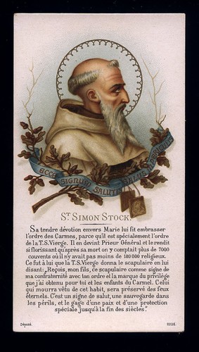 Antico santino cromo - santino, card