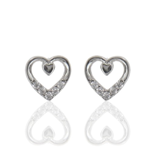 Orecchini donna oro bianco - orecchini,