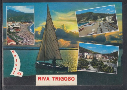 Cartolina saluti riva - cartolina, da