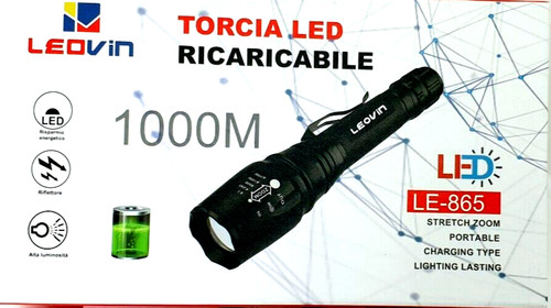 Torcia led stile militare cree - militare,