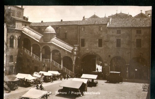Cartolina piazza municipale - cartolina,