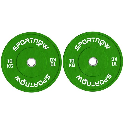 Set dischi 10kg - 10kg, gomma