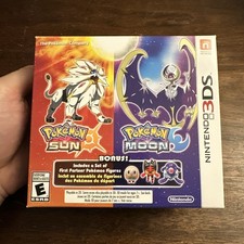 615: Pokemon Set Sole e Luna con Personaggi Primo Partner (Nintendo 3DS) Nuovo - Sigillato