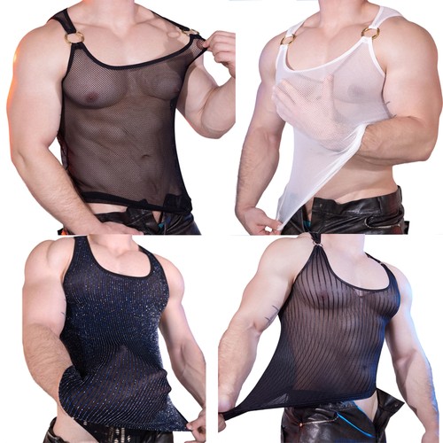 Maglia trasparente sexy uomo - maglia,