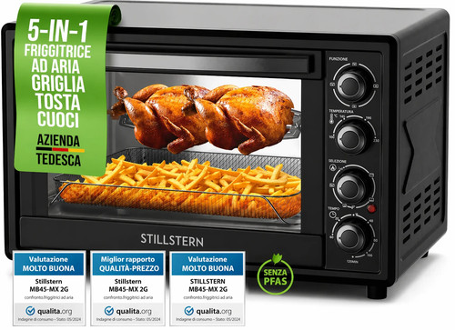 Mini forno ventilato - 45l, 2000w