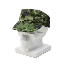 Berretto da campo truppe militari danesi originale paraorecchie pieghevole M84 leggero NUOVO