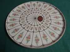 *L68*-PIATTO LIMONGES - CERAMICA FRANCIA CENTROTAVOLA COLORE FRUTTA DESIGN ROSA 