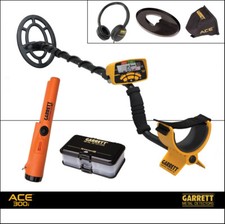 METAL DETECTOR 300i GARRETT PIASTRA 10" CERCAMETALLI ORO PINPOINTER PORTAREPERTI