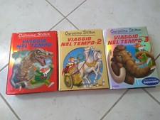 Stock 3 libri Geronimo Stilton - Viaggio nel tempo  1 - 2 - 3