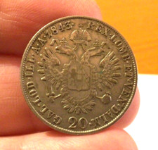 20 KREUZER 1843 M - REGNO LOMBARDO VENETO - FERDINANDO I D’ASBURGO LORENA