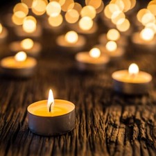 Set x50 Candele In Cera Tea