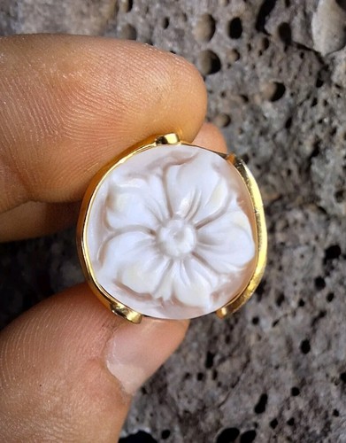 Anello con cammeo - anello,