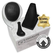 Pomello cambio in pelle nero