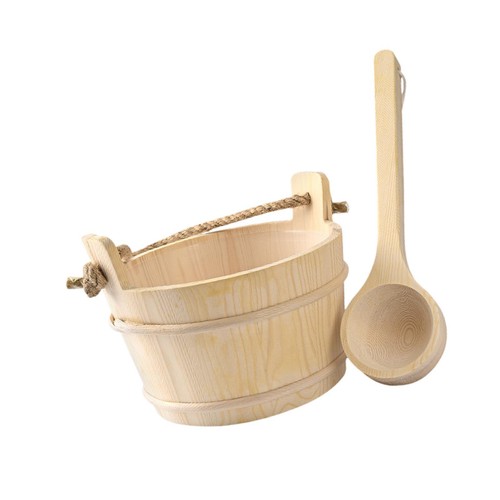 Secchio mestolo per sauna in - e,