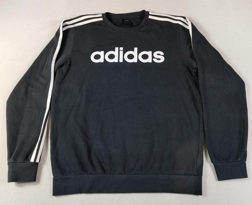 Adidas felpa uomo grande nera - felpa,