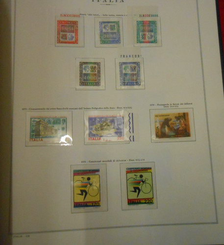 Album francobolli marini - francobolli,