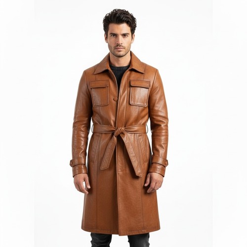 Cappotto lungo trench - , uomo
