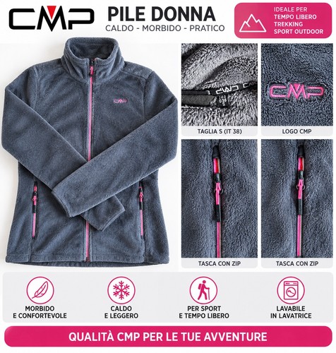 Cmp giacca pile donna - cmp,