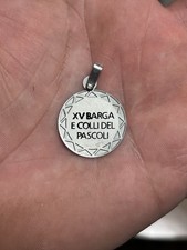 MEDAGLIETTA MEDAGLIA PREMIO SPORTIVA IN ARGENTO SILVER