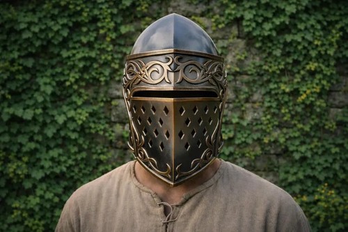 Antico elmetto cavaliere - elmetto,