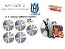MOTOTRONCATRICE 967978801 K 1270 HUSQVARNA 16" CON KIT DISCHI Ø 400