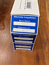 10X Adesivi Ispezione Servizio