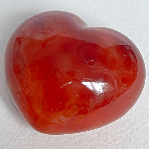 Fermacarte cuore corniola