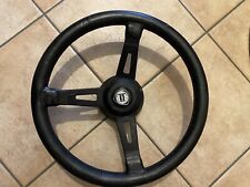 Volante Originale Lancia Delta Integrale in pelle nera tre razze con mozzo