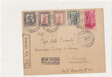 colonie italiane affricane da libia a roma busta italiana trieste    molto rara