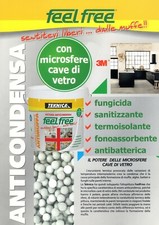PITTURA ANTICONDENSA TERMOISOLANTE CON MICROSFERE,ANTIMUFFA FEEL FREE-LT 5 LT 14