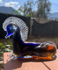 ANTICO CAVALLO IN VETRO DI MURANO  ANNI 40