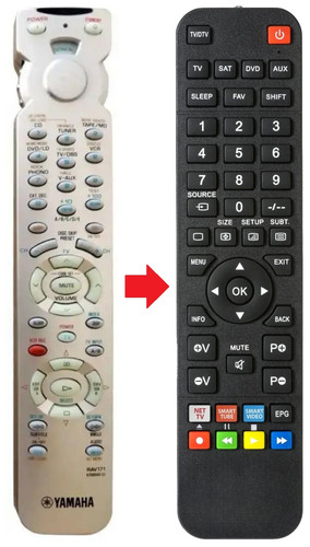Telecomando adatto per yamaha - telecomando,