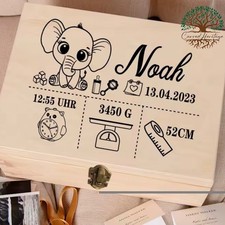 Personalized wooden baby - wooden,