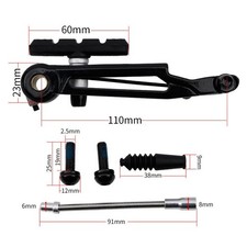 Leggero Freno a V per Strada MTB Bicicletta Pieghevole Affidabile Componente Fre