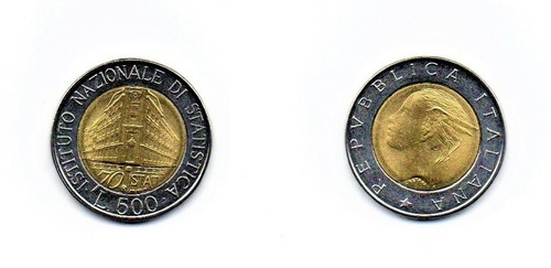500 lire 1996 - 500, istituto