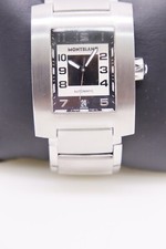 OROLOGIO DA POLSO VINTAGE DA UOMO MONTBLANC PROFILE 7058 AUTOMATICO SCATOLA ACCIAIO INOX