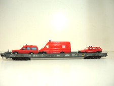 FLEISCHMANN: HO - art. 5271  carro pianale lungo a carrelli  Fuer. rif. 465